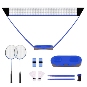 Ensemble extérieur portable <span class=keywords><strong>de</strong></span> sports <span class=keywords><strong>de</strong></span> <span class=keywords><strong>jardin</strong></span> <span class=keywords><strong>de</strong></span> haute qualité, <span class=keywords><strong>filet</strong></span> <span class=keywords><strong>de</strong></span> <span class=keywords><strong>badminton</strong></span> pliant durable idéal pour les pique-niques et les jeux en famille - Product Image 2