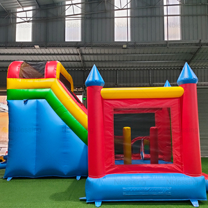 Castillo Inflable de PVC Comercial con Temática Deportiva, Casa de Fútbol con Forma de Iglú para Niños - Product Image 2