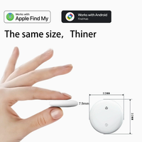 Google Find My Device, traceur GPS Android, étiquette en plastique étanche, anti-perte, localisateur intelligent pour portefeuille, clés, cartes, vélos, bagages