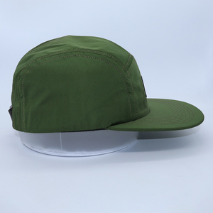 OEM Custom High Quality <span class=keywords><strong>5</strong></span> <span class=keywords><strong>Panel</strong></span> Cap Trendy Sport Verstellbarer Camp Hut Gewebtes Patch Logo für Outdoor-Abenteuer Fishing Beach Wear - Product Image 3