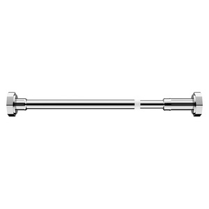 Barra telescópica ajustable de acero inoxidable para cortina de ducha, tendedero de ropa, poste de soporte multifuncional - Product Image 2