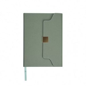 A5 High-grade Loose-leaf Spiral Thread Sewing Saddle Stitching Hardcover Leather <b>Notebook</b> Customizable Exquisite Notepad <b>Set</b> - Product Image 6