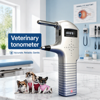 EURVET Portable Handheld Veterinary Tonometer Animal Use Dog Measurement Pet Clinic Ophthalmic Equipment Intraocular Pressure