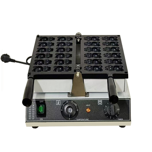 เครื่องทำวาฟเฟิลรูปแมวลายการ์ตูนน่ารักเครื่องอบเค้กมัฟฟินแม่<span class=keywords><strong>พ</strong></span>ิม<span class=keywords><strong>พ</strong></span>์เหล็กวาฟเฟิลรูปการ์ตูนสำหรับเชิงพาณิชย์ - Product Image 1