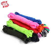 Vente en gros 550 cordon Parachute cordon 4mm Nylon Polyester corde tressée finition pour l'extérieur Camping escalade chaussures sacs emballage