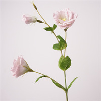 Fleurs artificielles Eustoma Lisianthus au toucher réel, fleurs de campanule hydratantes, fleurs artificielles de gentiane de prairie pour la décoration d'événements