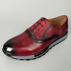 Zapatos Casuales de Hombre Hechos a Mano, de Cuero Genuino, Transpirables y Cómodos, Calzado Oxford Deportivo de Alta Gama para Exteriores, para Todos - Product Image 5