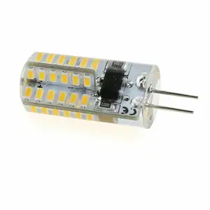מיני G4 LED סיליקון אור הנורה 5W 48 SMD 3014 חם קר לבן DC 12V AC 110V 220V להחליף הלוגן קריסטל מנורת להחליף הלוגן