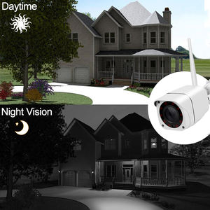 מצלמת אבטחה כדור חיצוני 5mp hd עמיד למים ראיית לילה תנועה זיהוי אנטנה כפולה עבור הבית/מסחרי - Product Image 6