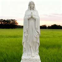 Statue religieuse catholique en marbre sculptée à la main grandeur nature, Marie, couleur personnalisable, durable, design européen, marque Xinyesheng