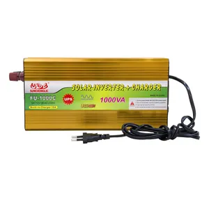 Sunchonglic ups inverter 12v 220v dc to ac 1000w 1000va modified sine wave solar power inverter with AC charger