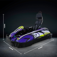Go Kart Eléctrico de Alta Velocidad de 4000W para Adultos y Adolescentes, 72V, Motor Central, Carreras de Derrape, 70 km/h