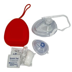 <span class=keywords><strong>Masque</strong></span> de réanimation manuel <span class=keywords><strong>jetable</strong></span> en PVC sans latex pour les premiers secours, avec entrée d'oxygène, taille adulte/enfant, logo personnalisé - Product Image 1