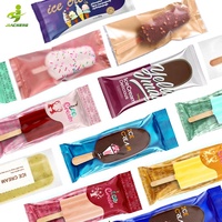 Sachets d'emballage personnalisés en plastique thermoscellable pour glaces, bâtonnets glacés et crèmes glacées