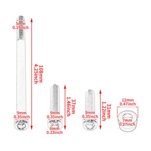 Kit de vis de cylindre de moteur de moto pour moteur Harley <span class=keywords><strong>M8</strong></span> Softail Touring Breakout Electra Glide <span class=keywords><strong>Street</strong></span> <span class=keywords><strong>Bob</strong></span> Ultra Limited - Product Image 4