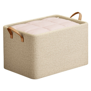 Armoire non tissée Oxford à prix d'usine, panier de rangement sous le lit avec couvercle panier de rangement en jute
