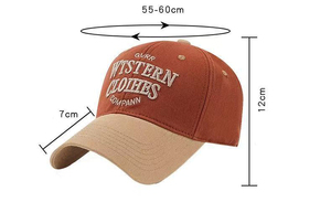 Gorra de béisbol deportiva de algodón con estructura de 6 paneles estilo A-frame personalizada para uso diario - Product Image 2