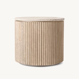 Muebles de sala de estar de gama alta, mesa de centro de mármol y madera de roble macizo de nuevo diseño del proveedor <span class=keywords><strong>Rh</strong></span> - Product Image 6