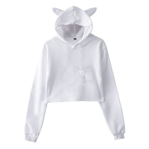 White Cat Ear Hoodie White Cat Ear Hoodie Suppliers And Manufacturers At Alibaba Com