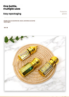 Botol Parfum Minyak Oud Arab Mewah Berkualitas Tinggi 3ml 6ml 12ml Dengan Roller