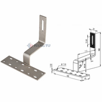 Support de support de panneau solaire en alliage d'aluminium de haute qualité pour composant essentiel de toit de tuiles dans le système de montage solaire