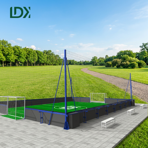 <span class=keywords><strong>Cage</strong></span> <span class=keywords><strong>de</strong></span> football durable LDK pour entraînement en salle et en extérieur, arène <span class=keywords><strong>de</strong></span> football <span class=keywords><strong>portable</strong></span> - Product Image 4