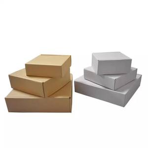 Caja de embalaje de 11 cm de ancho, 100 unidades/grupo, caja corrugada amarilla extra resistente para logística de comercio electrónico - Product Image 1