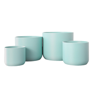Design moderne Jardinières Rondes Décoratives Intérieur Extérieur Pot de Fleurs ou de Plantes Vietnam Fibre de Pierre Fait Main OEM Personnalisé