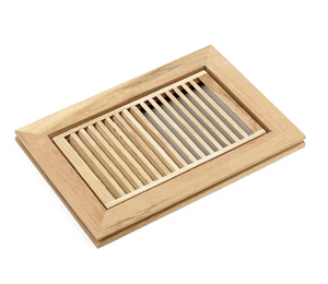Grilles de ventilation / registres de sol en bois massif non fini - Product Image 6