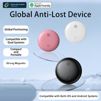 Mini traceur GPS intelligent portable magnétique pour AirTags, compatible iOS et Android, pour voiture, moto, motocyclette