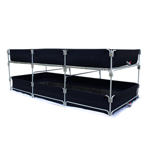 Marco de tubo galvanizado prefabricado, tanque de agua, <span class=keywords><strong>estanque</strong></span>, <span class=keywords><strong>lona</strong></span> para acuicultura, ganado, almacenamiento de agua - Product Image 1