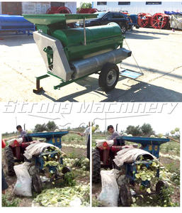 Nueva Cosechadora de Semillas de Calabaza y Sandía de Alto Rendimiento, Componentes Centrales de Rodamientos y Engranajes, Motor Diésel de 18HP, Capacidad de 200-250kg/h - Product Image 2