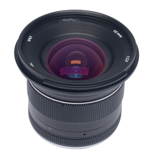 Mcoplus 12mm F28 Prime Lens Large Aperture Wide-Angle for E Mount Mirrorless Cameras for Capturing Scenic Details
