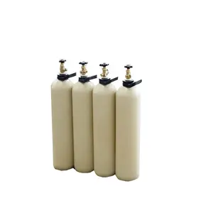 Best Service 10 Liter Industrial Seamless Steel Gas Cylinder for Storing Small Gases Nitrogen Argon Oxygen Helium