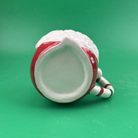 Mug à café en céramique 3D de Noël, tasse de Noël fantaisie avec visage de Père Noël pour cadeaux de Noël
