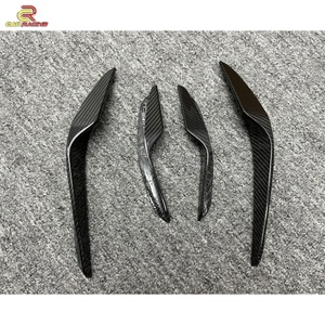 ชุดแต่งคาร์บอนไฟเบอร์แบบแห้งเงา PT Style สำหรับกันชนหน้ารถยนต์ Lamborghini Huracan EVO ชุดแต่งตัวถังรถยนต์ อะไหล่รถยนต์ - Product Image 4