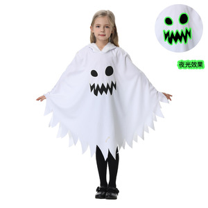 Kids White Ghost Halloween Cloak Costumes Toddlers <strong>Elf</strong> Cape <strong>Cosplay</strong> Scary Boo Ghost Cloak Child Spooky Trick-or-Treating <strong>Cosplay</strong> - Product Image 5