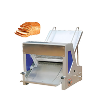 Kommerzielle Automatische Neue Elektrische Brotschneidemaschine 220V Edelstahl-Toastschneidegerät für Bäckereien