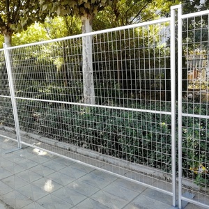 Thép di động xây dựng hàng rào an ninh tấm tạm thời đường sắt hàng rào ngoài trời đường lái xe cổng sơn hoàn thiện bảo vệ xây dựng - Product Image 6