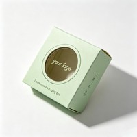 Boîte à savon en gros avec fenêtre, boîte cosmétique pour soins de la peau, emballage cosmétique haut de gamme personnalisé avec votre LOGO de marque