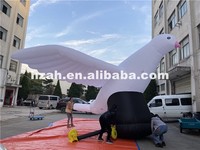Oiseau géant gonflable, pêche, Pigeon, dessin animé, pour publicité