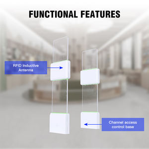 정밀 AI 오독방지 게이트 |   <span class=keywords><strong>UHF</strong></span> <span class=keywords><strong>RFID</strong></span> 수직형 보안 출입 통제 시스템 (EAS 알람 기능 포함) 대형 도서 <span class=keywords><strong>RFID</strong></span> 게이트 리더 - Product Image 2