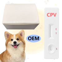 Prueba de Virus Canino CPV, Kit de Prueba del Virus del Parvovirus Canino para Hospitales Veterinarios