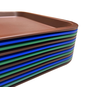 Vassoio per fast food 41 x 30 cm. Nero. DENOX. - Product Image 4