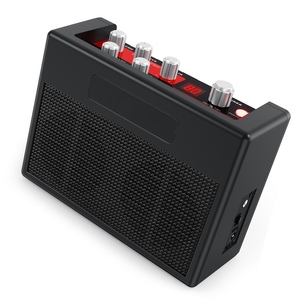 POCKAMP Amplificateur de guitare portable 5 watts Multi-effets intégrés 80 rythmes de batterie Support Tuner <span class=keywords><strong>Tap</strong></span> <span class=keywords><strong>Tempo</strong></span> Fonctions - Product Image 1