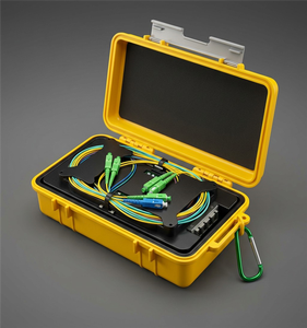 Caja de lanzamiento OTDR con logotipo personalizado, 1km 2km, para fibra SM, tipo anillo, SC APC UPC, para herramienta de eliminación de zona muerta de fibra óptica - Product Image 4
