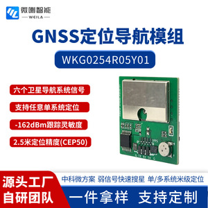 โมดูล Gnss Wkg0254r05y01 28x28x7 มม. อินเทอร์เฟซ Rs232 ระบบระบุตำแหน่ง Beidou Gps Glonass ความแม่นยำ 2.5 ม. เครื่องติดตามโลจิสติกส์ - Product Image 4