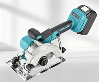 Scie circulaire portative sans fil à batterie lithium-ion, machine de découpe multifonctionnelle rechargeable pour le travail du bois
