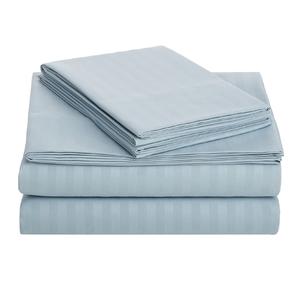 300スレッドカウントロングステープルプレミアムコットンサテン織りサテンストライプホテル寝具用100% エジプト綿生地 - Product Image 3