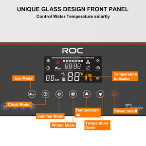 ROC Advanced <span class=keywords><strong>Caldaia</strong></span> Combi Wall Geyser Caldera de calefacción central Calentador de agua Fuente de alimentación de gas para el hogar Hotel Ducha Certificado CE - Product Image 2